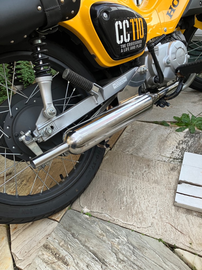 田中商会直営店】クロスカブ110(CC110)用 バレルマフラーのレビュー