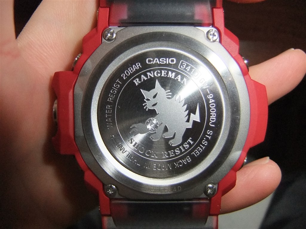 赤が好きなので！』 カシオ G-SHOCK レンジマン メン・イン