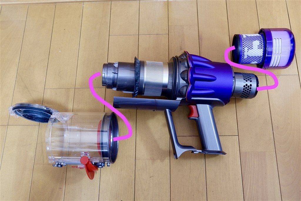 ダイソン デジタルスリムSV18 分解清掃動作確認済 Dyson SV18