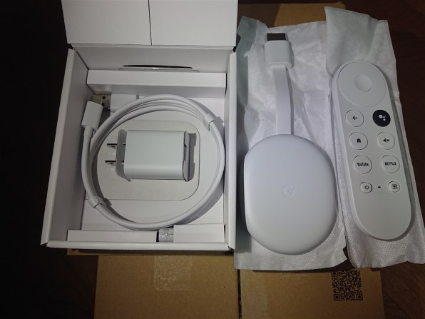 Google Chromecast with Google TV (4K) GA01919-JP [Snow]投稿画像