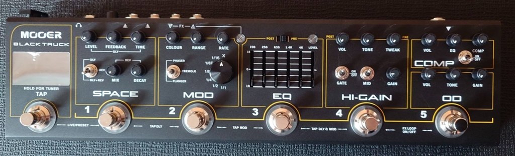 ハードロック～メタルまで、アナログ感覚のマルチエフェクター』 MOOER