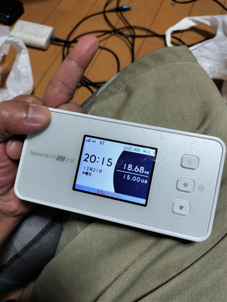 NEC Speed Wi-Fi 5G X12 [シャドーブラック]投稿画像・動画 (レビュー