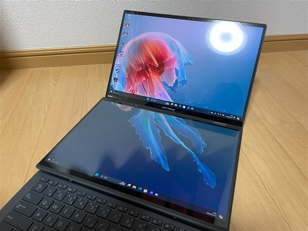 持ち歩くA3サイズ2画面PC』 ASUS Zenbook DUO UX8406MA UX8406MA
