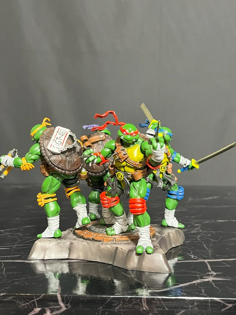 レビュー】JOYTOY TMNT Figure タートルズ 4体セット 1/18 可動