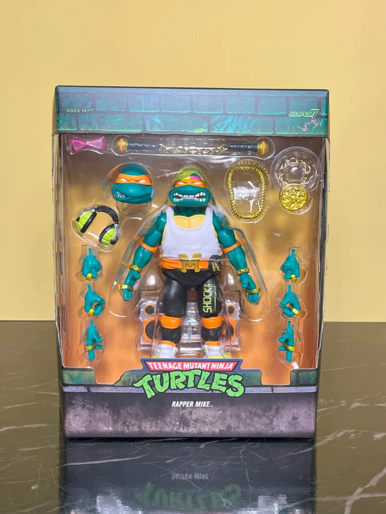 レビュー】Super7 Rapper Mike TMNT Figure Review スーパー7
