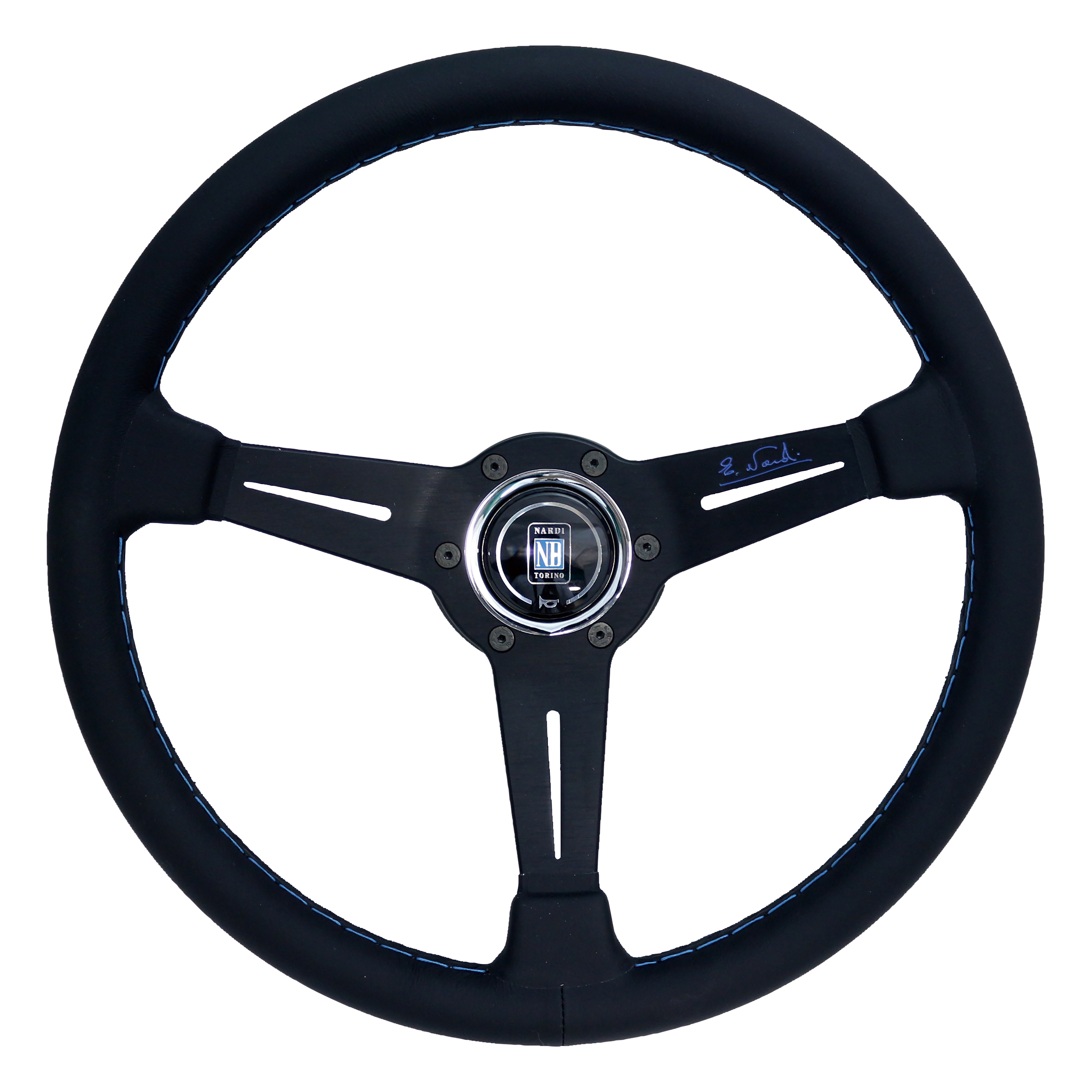 NARDI 2018限定ブルーロゴモデル（ステアリング／シフトノブ） - REVSPEED