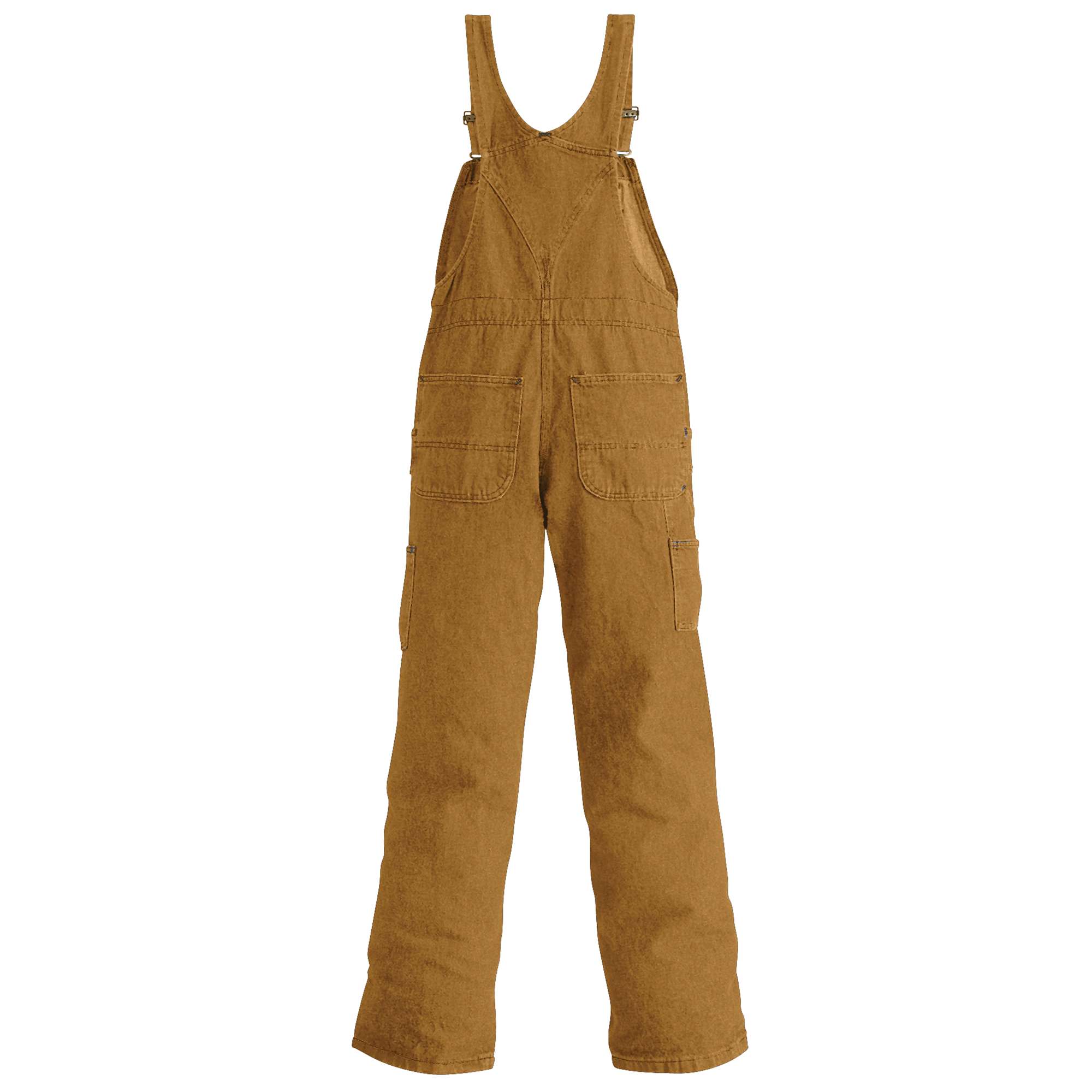 Sandstone Unlined Bib Overalls | Carhartt Reworked