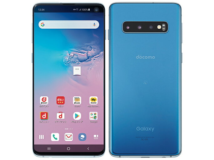 楽天市場】NTTドコモ SAMSUNG Galaxy S10 SC-03L Prism Blue | 価格