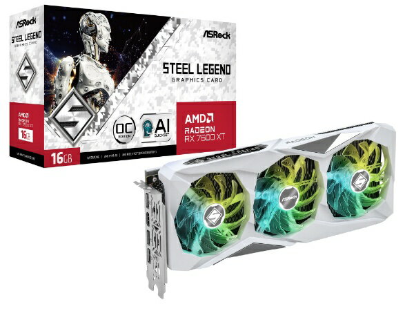 楽天市場】ASRock グラフィックボード Radeon RX 7600 XT Steel Legend