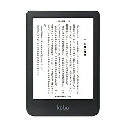 楽天市場】楽天グループ 電子書籍リーダー Kobo Clara BW ブラック 6