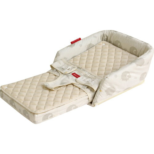 楽天市場】キンタロー 日本製ベビーベッド ミニスヌーピー棚付エコ