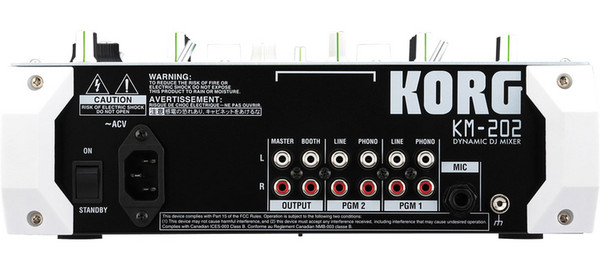 Korg KM-202 2-Channel DJ Mixer with Intergrated KAOSS Pad at