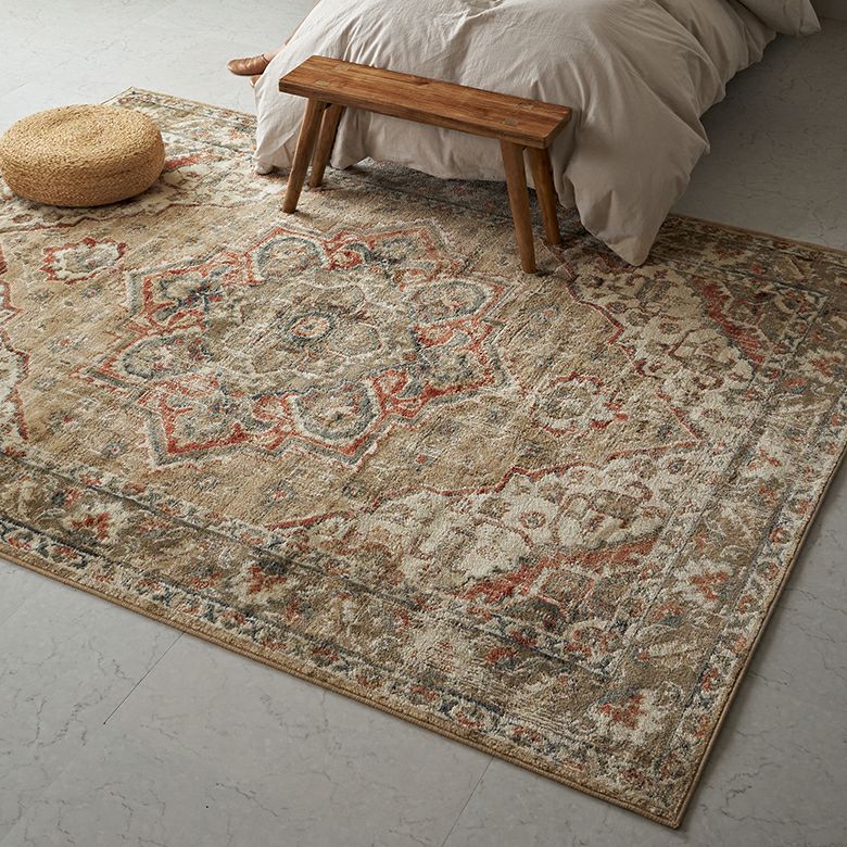 ラグ ラグマット ウィルトン織 メダリオン柄 エジプト製 約 200×250cm