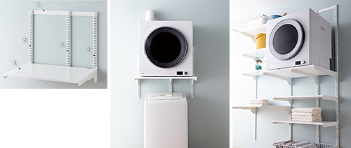 ガス衣類乾燥機：専用台 推奨品 － リンナイ