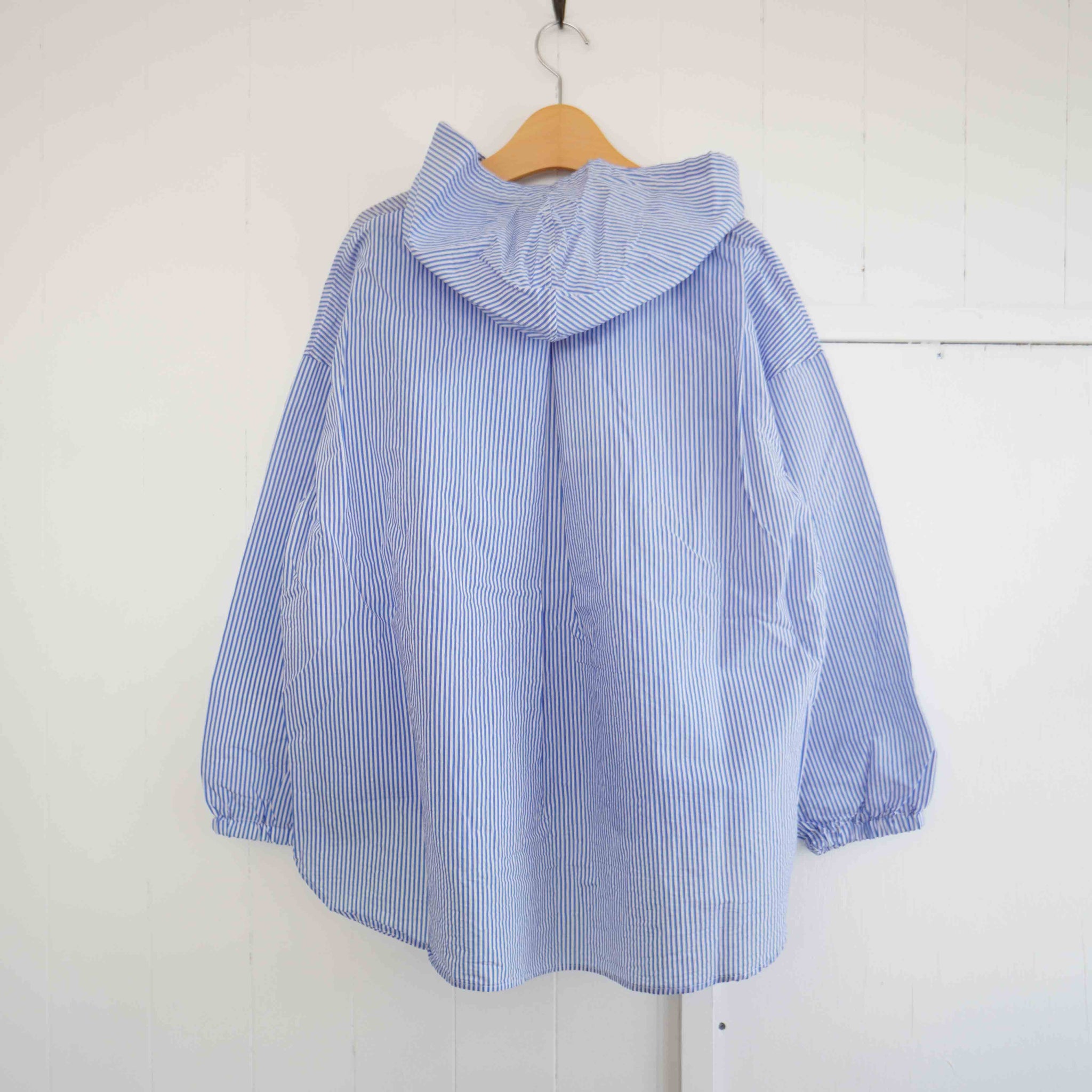 prit(プリット) エアリーコットン フードプルオーバーシャツ（P81519