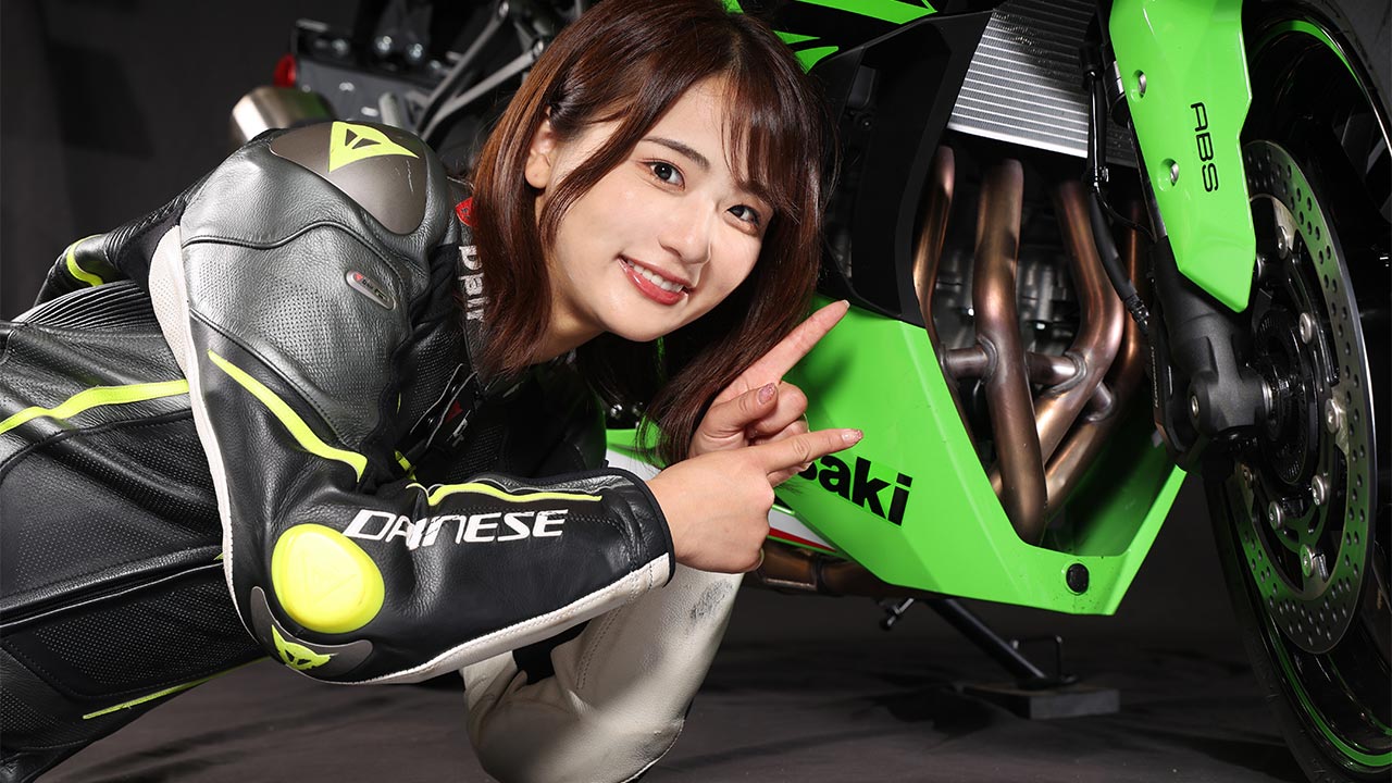 中野真矢×平嶋夏海インプレッションKAWASAKI Ninja ZX-25R SE