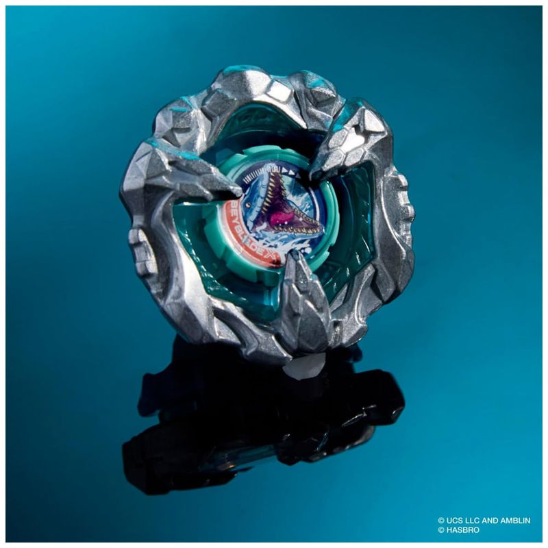 Beyblade X Jurassic World T. Rex vs Mosasaurus Multipack conjunto