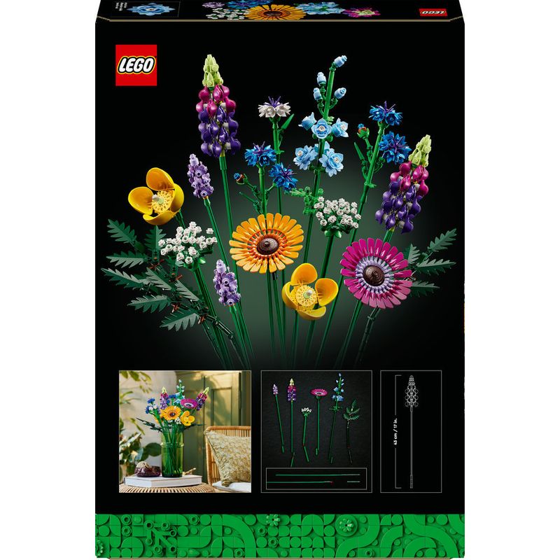 LEGO - Botanicals - Buquê de Flores Silvestres - 10313 - Ri Happy