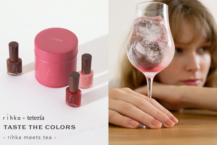 新製品】紅茶ブランド「teteria」とコラボレーションした 限定ネイル