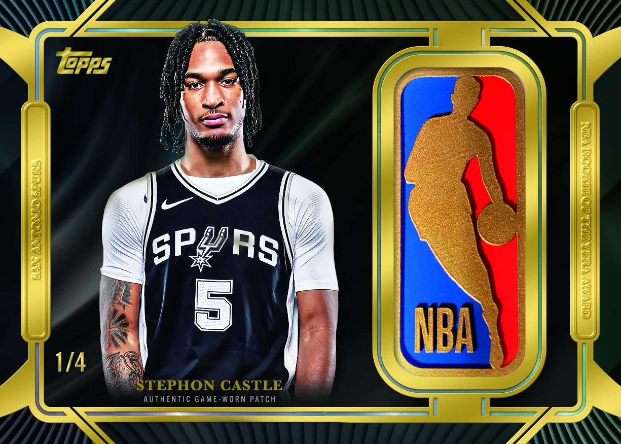 ゴールド NBA ロゴマン レリックカードを追え | 2025-26 Topps Chrome