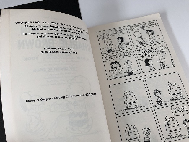 1960's ヴィンテージ PEANUTS BOOK コミック 本 1960年代 洋書 vintage