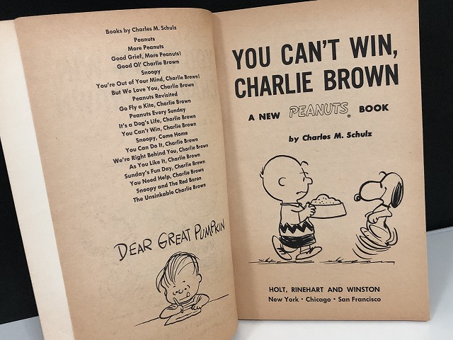1960's ヴィンテージ PEANUTS BOOK コミック 本 1960年代 洋書 vintage