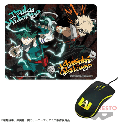 ヒーロー】僕のヒーローアカデミア 光るマウスとマウスパッド
