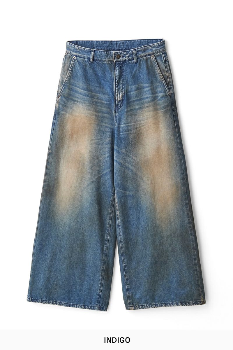 JUHA(ユハ) | JUHA(ユハ)RUST BAGGY DENIM PANTS ラストバギーデニム