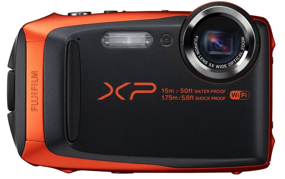 FujiFilm FinePix XP90 Waterproof Digital Camera (Orange) | Ritz Camera