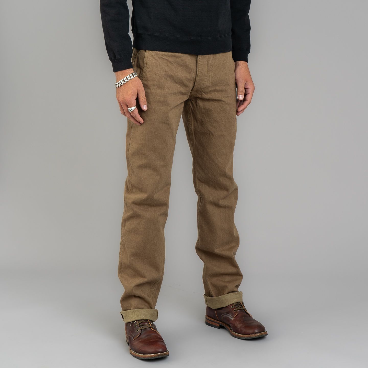 SJ42CP Heavyweight Chinos Khaki - Samurai | R&H