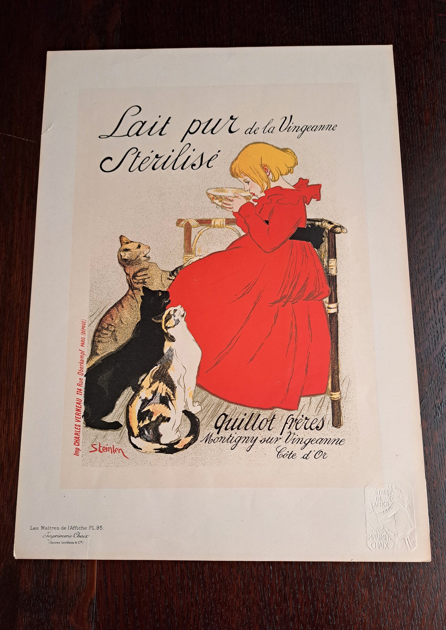 テオフィル・スタンラン ≪ヴァンジャンヌの減菌牛乳≫ 1897年（Les