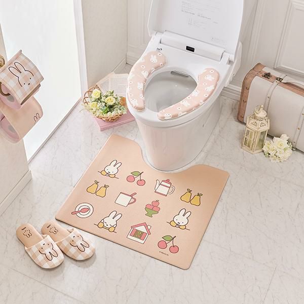 PVCトイレマット【単品】/ミッフィー(Dick Bruna)｜かわいいお姫様