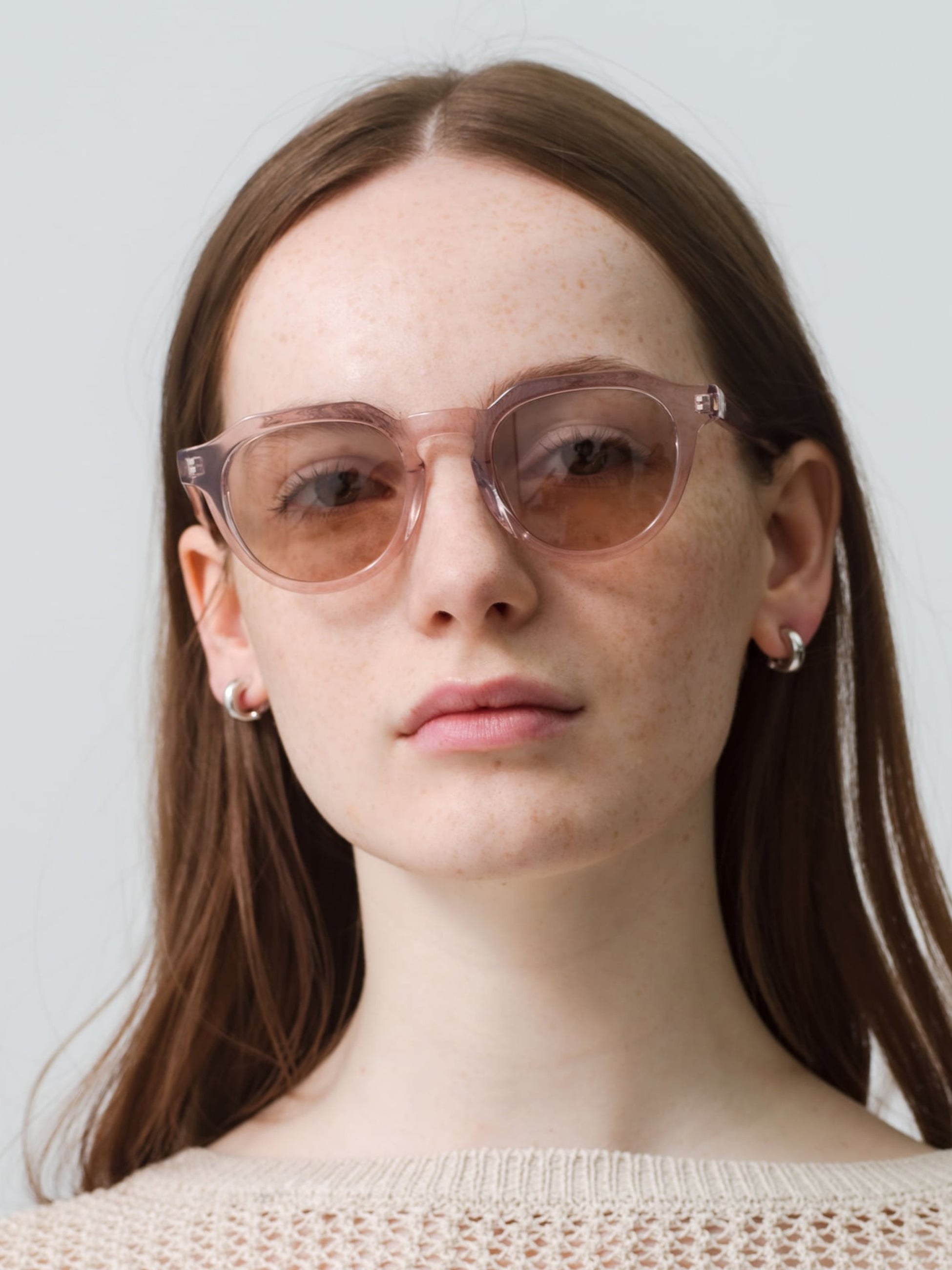 サングラス タイプE（ピンク/クリア/ブラウン/ブラック）｜RHC(アール