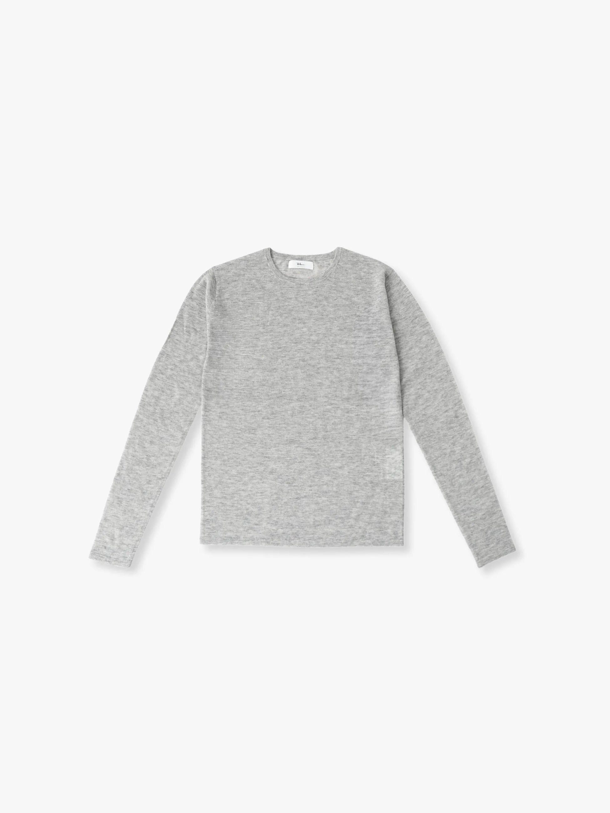 ウール シアー ニットトップ（ベージュ/トップグレー）｜Ron Herman