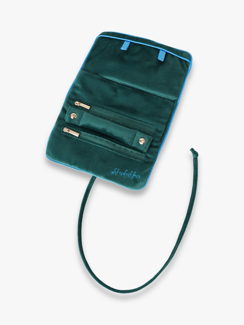 ジュエリー トラベル ポーチ（レッド/グリーン）｜Ron Herman(ロン