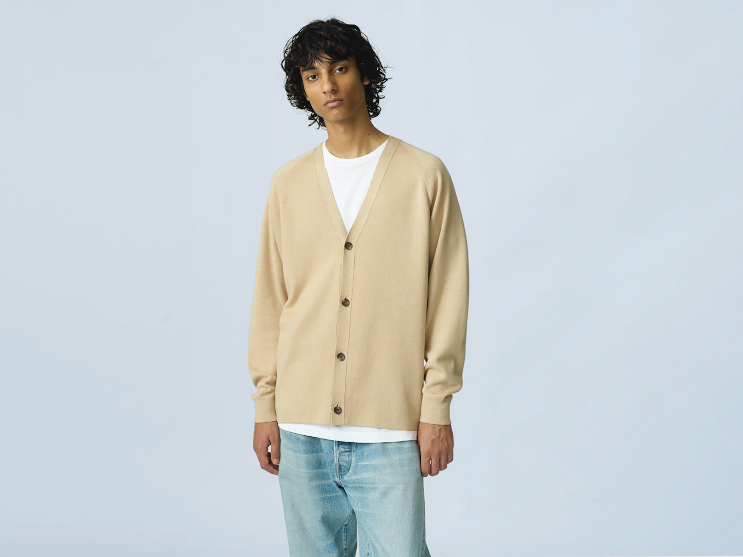 Ron Herman California Cotton Silk Smooth Cardigan News｜Ron Herman