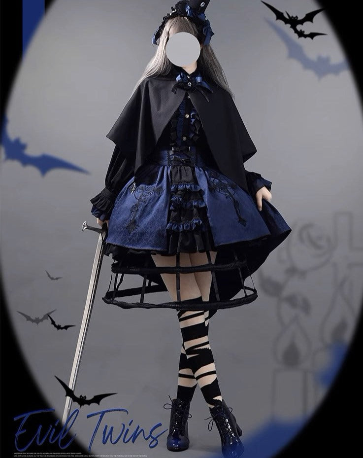 予約販売】Evil Twins ゴスロリ ブラウス・ベスト・マント・スカート
