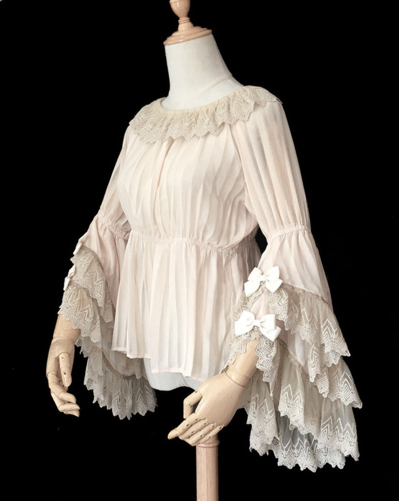 リボンの姫袖ブラウス – ロリータファッション通販RonRon