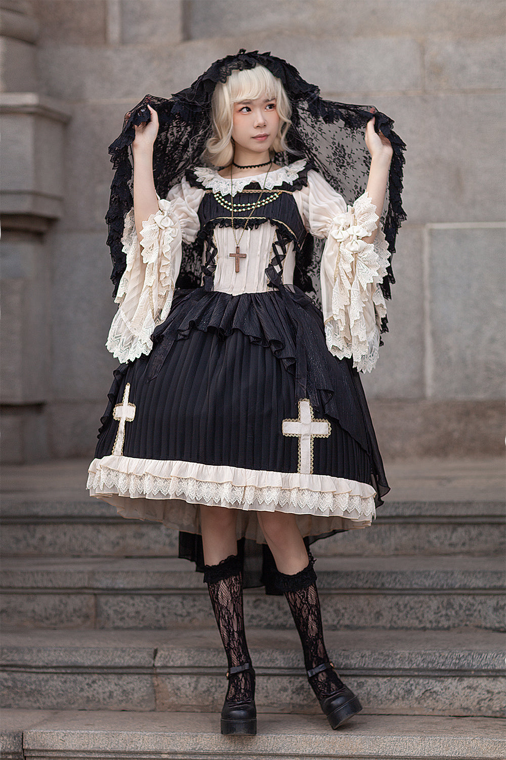 リボンの姫袖ブラウス – ロリータファッション通販RonRon