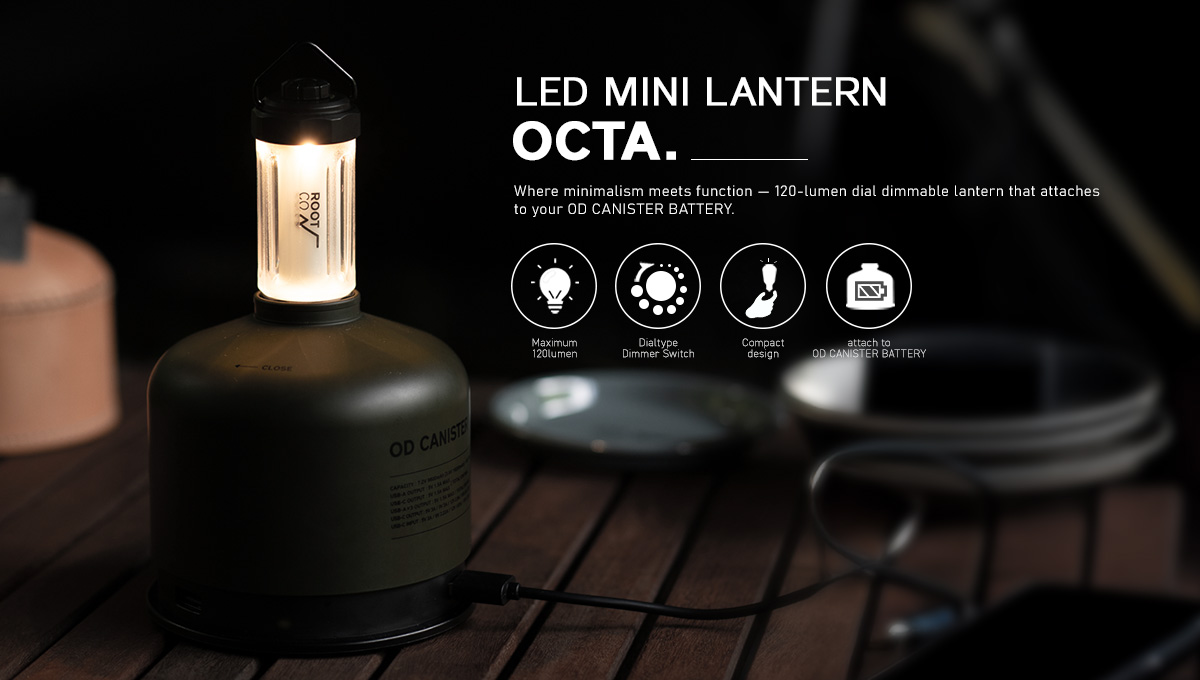 新製品】PLAY LED MINI LANTERN OCTA.予約販売のお知らせ | ROOT CO