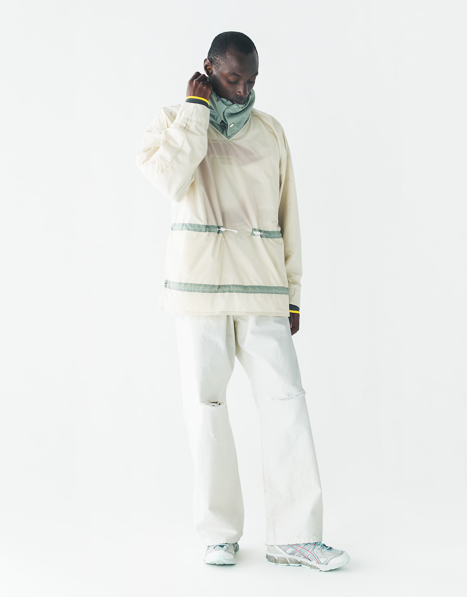 F/CE. WRANGLER REBUILDING WHITE DENIM PANTS / エフシーイー