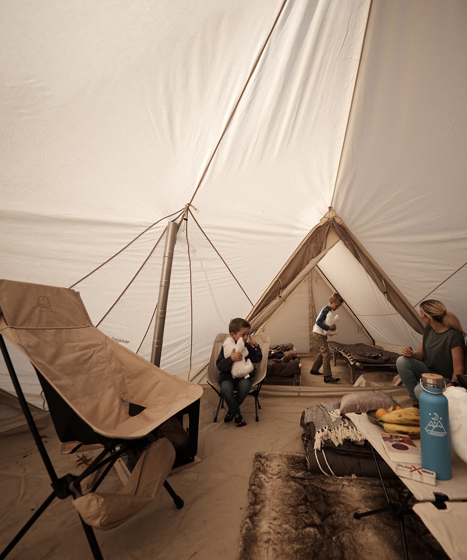 Nordisk MIDGARD9.2 TECHNICL COTTON TENT & STEEL POLE SET / ノル