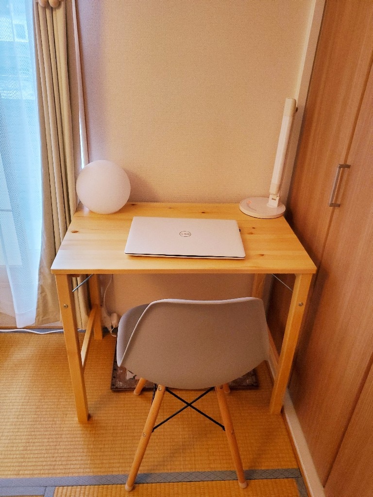 パイン材テーブル・折りたたみ式 幅80×奥行50×高さ70cm【無印良品 公式】