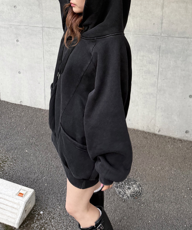 ピグメントドルマンパーカーワンピース｜SPIRALGIRL スパイラルガール