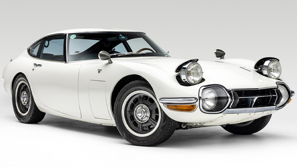 A Rare, Left-Hand Drive Toyota 2000GT Just Went Up for Auction