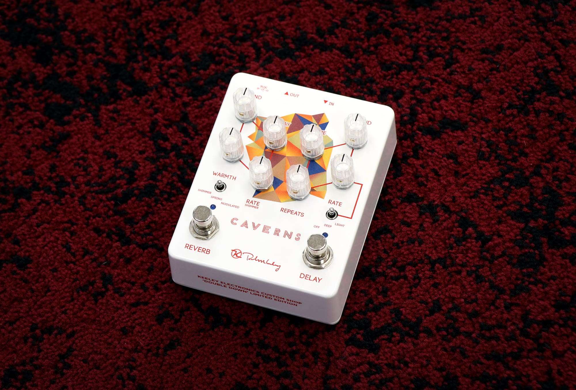 Caverns Delay Reverb - 'Double Down' Custom Shop Edition - Keeley