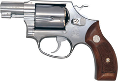 マルシン】S&W M60 2インチ シルバーABS 木製サービスグリップ 6mmBB X