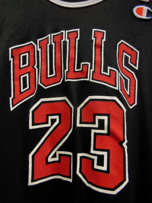 90S US古着 ビンテージ チャンピオンMEXICO製 NBA タンクトップ黒赤