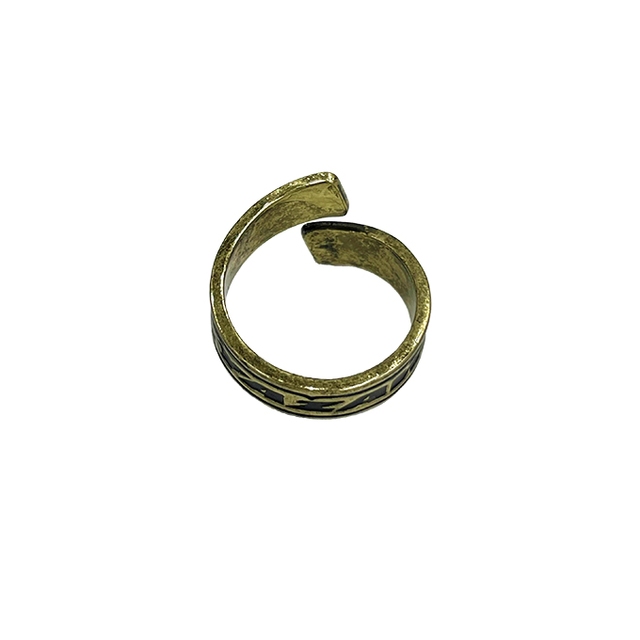 フリーサイズリング(羽ロゴ)アンティーク｜DIAMOND MOON通信販売｜矢沢