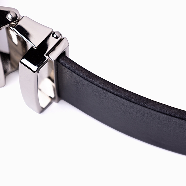 スライドレザーベルト(ロゴ)ブラック｜DIAMOND MOON通信販売｜矢沢永吉
